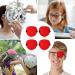 4pcs Soft 3D Eye Patches for Adults - Adjustable Lazy Eye Patches for Strabismus & Vision Improvement - Surgery Recovery - Red - Buy Online on GoSupps.com