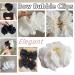 Bow Bubble Clips Bow Hair Claw Clips Claw Clips For Thick Hair Thick Hair Claw Clips For Long Hair Hair Clips for Thin Hair Women Large Puffy Chiffon Elegant Bubble Bow Hair Claw Clip (2pcs-D) - Buy Online on GoSupps.com