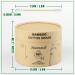 Nuduko Bamboo Cotton Swabs 500 Count | 100% Compostable & Organic | Eco-Friendly Biodegradable Wooden Cotton Buds | Plastic-Free Spiral/Round Head | 500 Pack - Buy Online on GoSupps.com