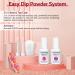 Lavender Violets 12 Pcs Dip Powder Nail Kit 6 Colours Nude Pink Shimmer Salmon Bright Red Dipping Powder Liquid Set with Base & Top Coat Activator Starter French Nail Art Manicure M208 - Buy Online on GoSupps.com