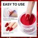Dip Powder Set Honey Joy - 6 Color Glitter Dipping Powder Collection for Classic Red Manicure - Nail Art DIY Salon Kit, No Need for Nail Lamp - Great Gifts for Women - Buy Online on GoSupps.com