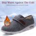 Men's Diabetic Swollen Feet Shoes - Wide Width, Adjustable, Non-Slip Walking Casual Shoes (Gray, Size 46) - Buy Online on GoSupps.com