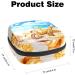 GIAPB Period Bag | Sanitary Napkin Storage & Travel Makeup Pouch | Oceans & Beach Shell Color - Buy Online on GoSupps.com