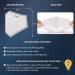 120 PCS 3D PM2.5 Activated Carbon Filter Insert - Five Layers, Dustproof Air Pollution Protection, Replaceable Paper - Buy Online on GoSupps.com