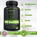 Green Tea Extract Fat Burner with EGCG - Natural Detox Diet Pills for Women - 6 Metabolism Booster - Thermogenic Supplement - Carb Blocker - 60ct - Buy Online on GoSupps.com