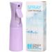 NIACONN 6.8 Ounce Continuous Water Mister Spray Bottle for Hair, Ultra Fine Mist Spray Bottles for Plants, Hair styling, Cleaning & Skin Care (Violet) 6.8 OZ Violet