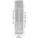 Buy 50 Lip Balm Tube Tray Set | HDPE BPA Free Tubes Caps & Seal Sleeves - Perfect for DIY Lip Balm Kits - Buy Online on GoSupps.com