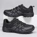 Men's Waterproof Outdoor Fitness Shoes - Non-Slip Elegant Gym Sneakers for Running & Walking - Black 46 EU - Buy Online on GoSupps.com