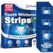 Tooth whitening whitening strips white stripes teeth: 42 bleaching teeth stripes - 21 Whitening sessions vinmal tooth white stripes for white teeth at home non sensitive formula with mint flavor Azurblau -236x