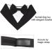 ADOGGYGO Formal Dog Tuxedo Bandana with Bowtie for Medium Large Dogs - Black - Buy Online on GoSupps.com
