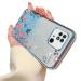 Tivenfezk nadoli glitter diamond case for xiaomi redmi 10c sparkle flower butterfly cell phone case soft slope cover frame glossy silicone rhineau etui protective cover xiaomi redmi 10c blue