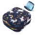 Menstruation pad bag with zipper women's napkin bag tampons collecting bags for women and girls (cartoon inhorn stars rainbow pattern) Color 5
