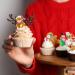 Gyufise 300Pcs Edible Christmas Cake Cupcake Decoration Edible Xmas Santa Claus Snowman Socks Cake Decorations Wafer Paper Holiday Cake Topper for Christmas Party Supplies - Buy Online on GoSupps.com