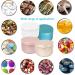 12 pcs Aluminum Jar Candle Cans - 50ml Travel Cream Tins with Lid & Stickers for Lip Balm & Cosmetics - Buy Online on GoSupps.com