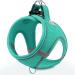 Joyal dog harness reflective soft padded dog dishes Air-Mesh breathable breast dishes for medium-sized dogs XL turquoise XL breast: 55-61cm turquoise