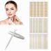 Slide stripes loophola tapes eyelid stripes eyelid adhesive tape double-side eyelid tapes invisible double eyelid stripes with fork bars (480 pieces)