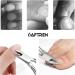 AFTREN Nail Clippers Cuticle Nippers Sharp Cuticle Scissors Smooth Cutting Stainless Steel Removing Excess Chapped Skin on Toes (Silver 5.5 Incn) 5.5 Incn Silver - Buy Online on GoSupps.com