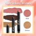 Oillase 12 PCS Eyeshadow Stick Set | Smudge Proof Primer Base | Glitter, Shimmer & Matte Shades | Cream Eye Shadow Pen with Soft Brush | Makeup Pencil Crayon - Buy Online on GoSupps.com