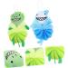 Shop Housoutil 4 Pcs Baby Loofah Body Puff - Cute Bath Sponge Balls for Kids | Perfect Shower & Cleaning Scrubber - Buy Online on GoSupps.com