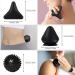 Rymall Trigger Point Presser Massage Device with Hedgehog Ball Painless Muscle Pain Relief Set with Suction Cup & Bag (Black & Blue) for Self-Massage - Buy Online on GoSupps.com