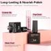 Morovan Builder Gel Polish Kit - Clear & Pink Hard Gel for Nail Extensions | UV Lamp & Cuticle Oil Included - Buy Online on GoSupps.com