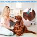 Deshedding Brush for Small, Medium & Large Dogs | 17+9 Double Sided Grooming Tool with Free Dog Comb - Blue - Buy Online on GoSupps.com