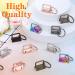 Modacraft Key Fob Hardware Set - 42PCS, 1 Inch, 7 Colors - for Keychain, Wristlet, Lanyard Making - Buy Online on GoSupps.com