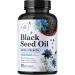 Black Seed Oil Softgels 1000mg - Premium Nigella Sativa Blackseed Pure Natural Black Cumin Seed Oil & Antioxidant for Skin & Immune Support - Non GMO Bottled in USA Supplement - 60 Softgels 60 Count (Pack of 1)