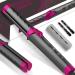 Breeze Airflow Hair Styler 2-in-1 Hair Straightener and Curler Create No Damage Long Last Bouncy Curls Waves & Smooth Straight Ceramic Tourmaline Flat Iron Curling Iron with 5 Heat Settings