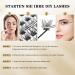 Cluster Lashes QueWel 72 PCS - DIY Eyelash Extensions Soft Individual D Curl 8-16mm Length for Home Makeup - Buy Online on GoSupps.com