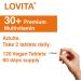 Lovita Premium Multivitamin for Adults 30+ with Enzymes Turmeric & Comprehensive Nutrient Support - 120 Vegetarian Tablets (Pack of 3) 360 Count (Pack of 1) Classic Packaging - Buy Online on GoSupps.com