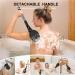 Long Handle Back Brush for Showering | 55.1 cm Back Scrubber | Skin Health & Peeling Tool | Ideal for Seniors with Limited Arm Movement | Black - Buy Online on GoSupps.com