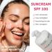 Sunscreen SPF 90+ Sun Cream SPF 90 PA+++ Face Sunscreen SPF 90 for Sensitive Dry Skin Suncream Factor 90 for Face Ultra Light UV Protetion Water & Sweat Resistant Moisturizing & Non Greasy - Buy Online on GoSupps.com