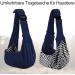 Petloft Reversible Small Dog Carrier - Adjustable Hands-Free Sling for Dogs Cats & Rabbits (Blue) - International Shipping - Buy Online on GoSupps.com
