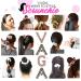 VAGA Cute Scrunchies Set - 6 Colors, Soft Hair Elastics, Ponytail Holder Pack - Satin Scrunchies for Thick Hair - Buy Online on GoSupps.com