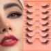 7 Pairs Fluffy Half Eyelashes Cat Eye 15 mm Short Cat Eyes Artificial Eyelashes Natural Look 1/2 Corner False Eyelashes Set 3/4 Corner Eyelashes Reusable Lightweight Makeup Eyelashes (ZF05) 7p-HF-ZF05 - Buy Online on GoSupps.com