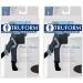Truform Men's Compression Socks 15-20 mmHg Knee High Cushioned Athletic Support - White Large (Pack of 2) | International Shipping Available - Buy Online on GoSupps.com