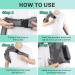 DeMoce Cordless Heated Shoulder Wrap | Massager & Heating Pad with Vibration | Black & Gray Shoulder Brace - Buy Online on GoSupps.com
