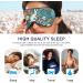 Haskirky Light Blocking Eye Mask for Deep Sleep and Comfort - Breathable, Adjustable, Ideal for Travel, Yoga, and Meditation - Unisex Design - Buy Online on GoSupps.com