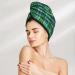 Buy Blue & Green Scottish Tartan Coral Velvet Hair Cap Towel Wrap for Women | Absorbent & Quick-Dry for Swimming & Tours - Buy Online on GoSupps.com
