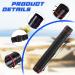 TOOYFUL Extendable Poster Tube 18-28'' with Shoulder Strap - Portable Storage for Documents, Blueprints, Drawings, Art - Black - Buy Online on GoSupps.com