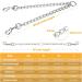 HAPPY HACHI Double Dog Heavy Duty Steel Chain Lead - 2 Dogs Leash S-3.0mm*50cm | Durable & Strong Walking Solution - Buy Online on GoSupps.com