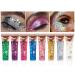 8 pieces body glitter gel glitter sequins chunky glitter liquid gel mermaid sequins chunky glitter liquid gel glitter face body for face hair lips nails make -up cosmetics festival party