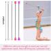 4 Piece Kids' Twirling Batons Set for Talent Shows & Artistic Dancing - Pink, White, Purple - Buy Online on GoSupps.com