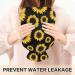 Hot Water Bottles with Black Sunflowers Cover - 2L Heating Bag for Pain Relief & Headaches | International Shipping - Buy Online on GoSupps.com