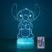 Hoofun 3D Illusion Stitch Nachtlicht - Remote Control Touch Lamp | Perfect Lilo & Stitch Gifts 16 Color LED Decor for Girls' Birthdays & Christmas - Buy Online on GoSupps.com