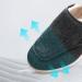 Men's Adjustable Diabetic Slippers | Extra Wide Width Elderly Shoes for Swollen Feet | Size 6 Black - Buy Online on GoSupps.com