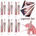 6 Color Matte Nude Lipstick Set - Waterproof Long-Lasting Lip Gloss | A2-Naked Non-Stick Cup & Fading-Free Lip Balm - Buy Online on GoSupps.com