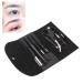 Professional Eyebrow Care Set for Men & Women - Stainless Steel Trimmer & 8-Part Kit - Buy Online on GoSupps.com