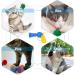 Buy Wllhyf 50-Piece Cat Toy Ball Set with Noiseless Thrower - Interactive Indoor Soft Plush Toys for Cats & Kittens - Buy Online on GoSupps.com